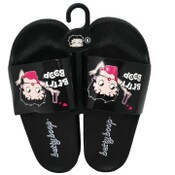 Wholesale - BETTY BOOP BLACK SLIDE SANDAL ASST SIZE C/P 12